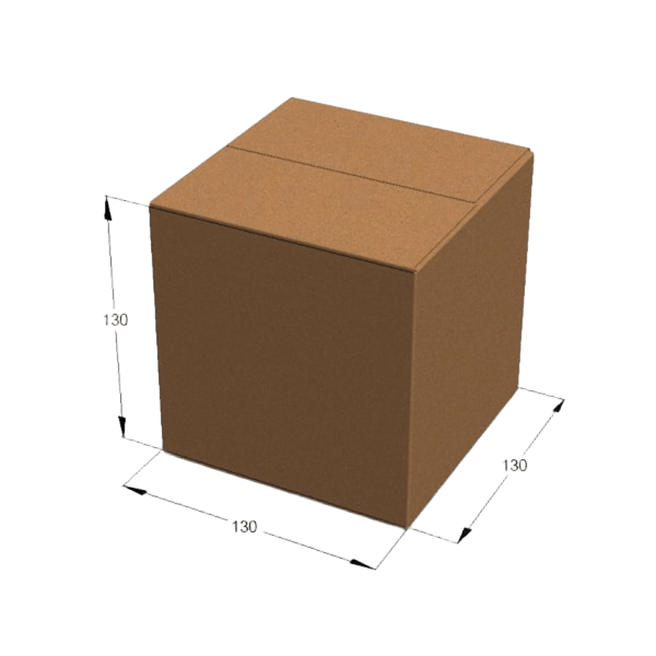 Картонная коробка 130*130*80 мм